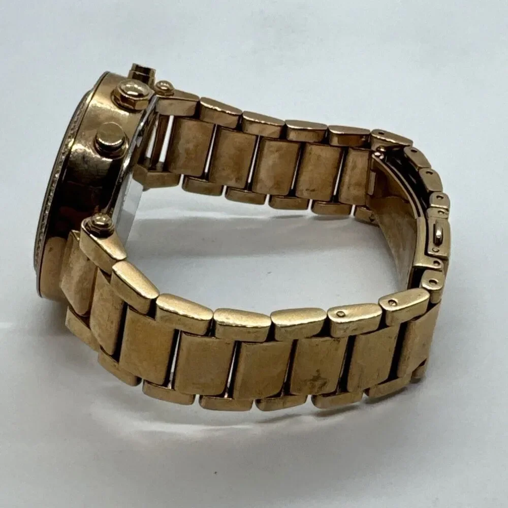 Michael Kors Parker MK5491 Women's Gold Stainless Steel Analog Dial Watch JNA400